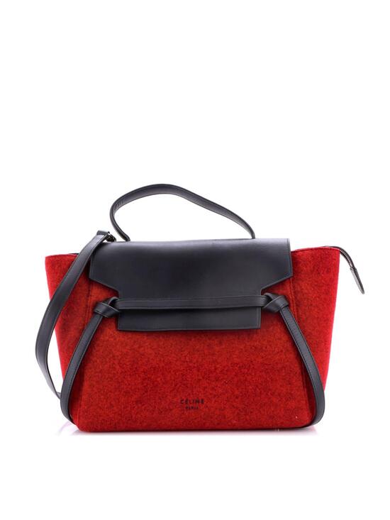 Celine Handbags - Celine Belt Bag Felt And Leather Mini #294347C11B